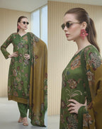 Kashmiri-Style Embroidered Suit