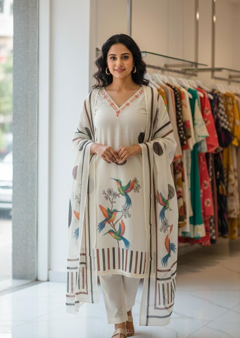 cotton linen suits