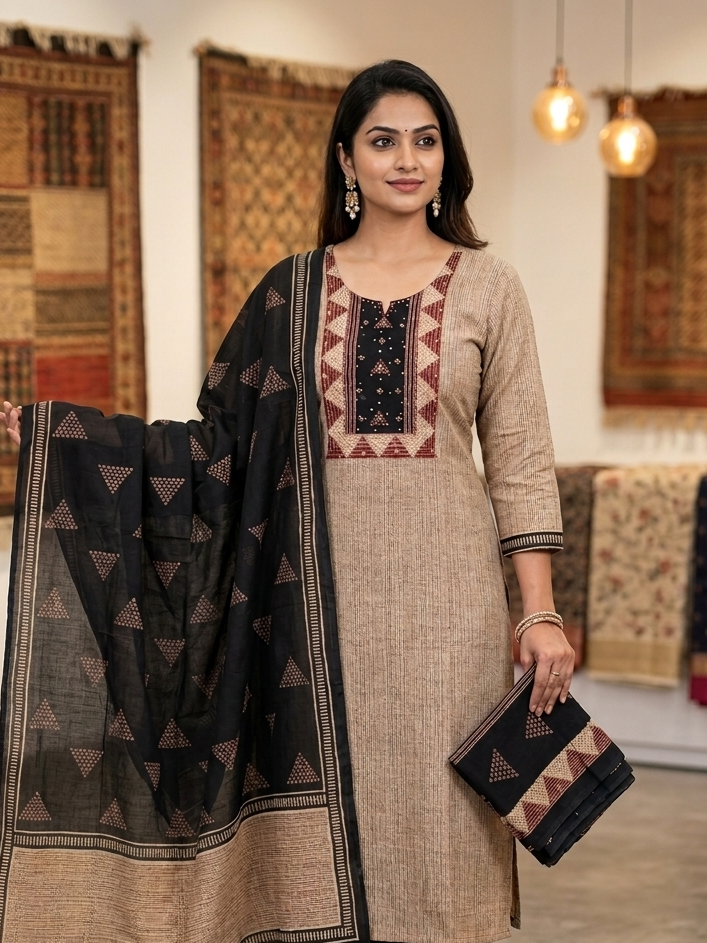 Pure cotton Designer Suit