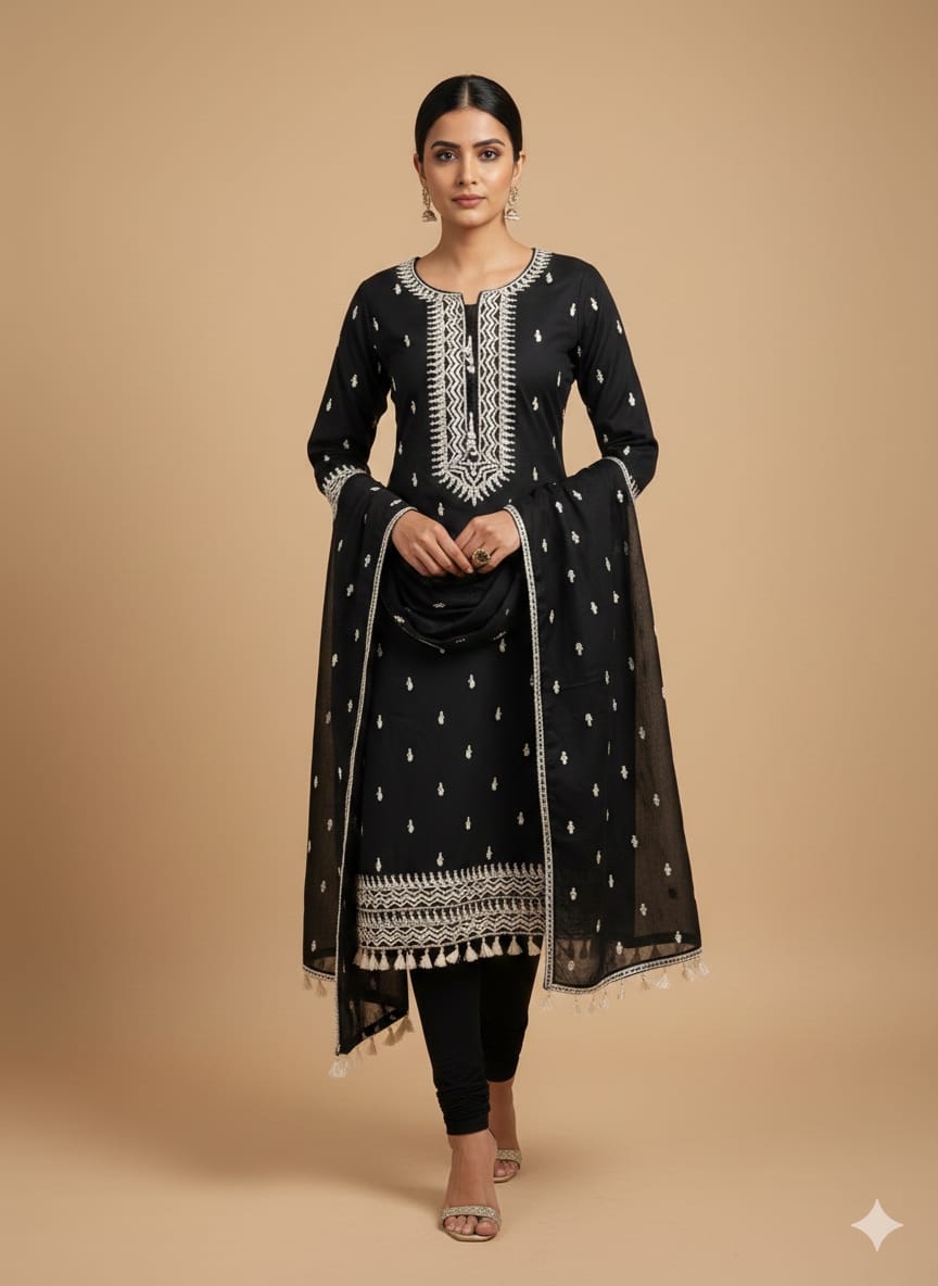 Cotton Chikankari Suit