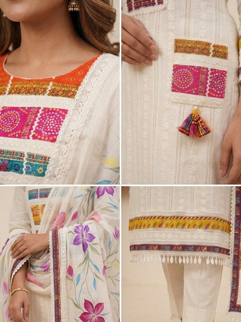 Pure Mal chanderi Suit