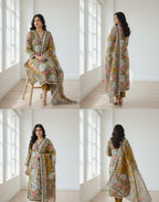 Cotton Silk Suit