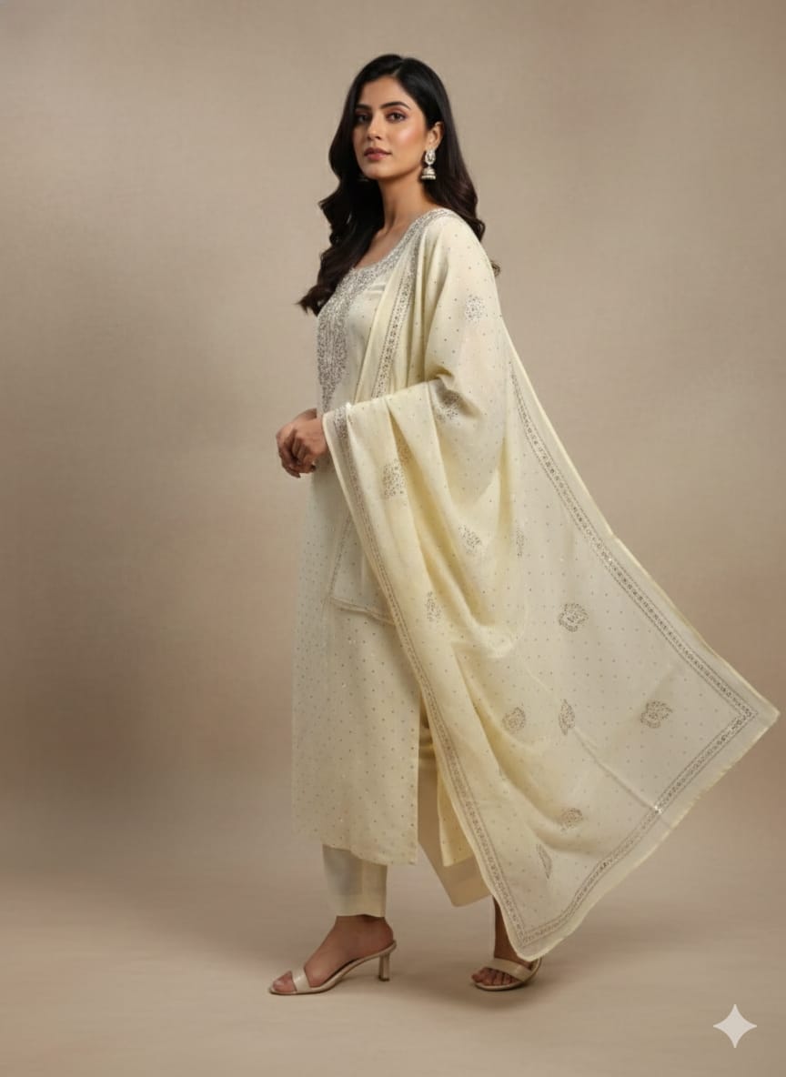 Mal chanderi Suit