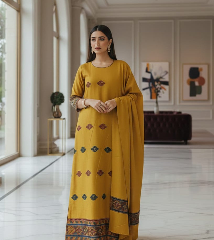 Kullu Weaved Pashmina Suit