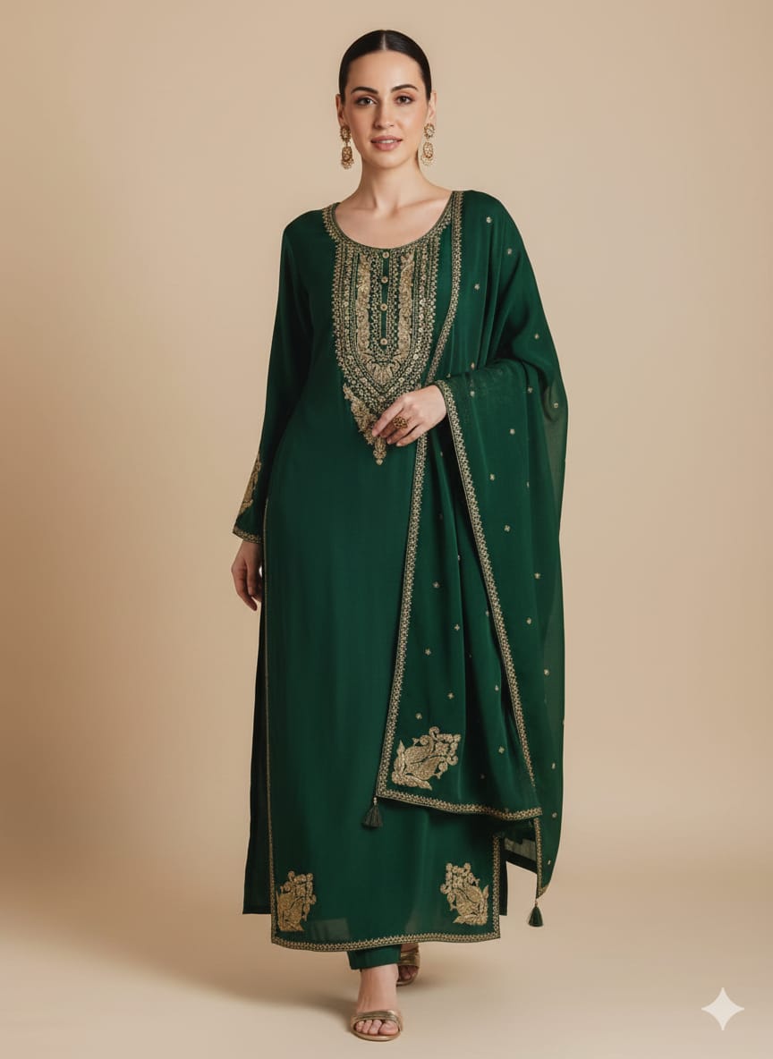 Muslin Silk suit