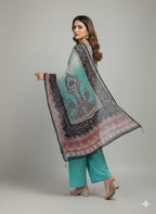 Cotton Suit With Pure Chiffon Dupatta