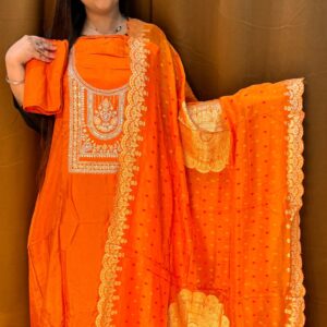 Soft Upada Silk Suits Silk Dupatta with silk bottom